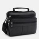 Мужская кожаная сумка Borsa Leather K1090bl-black фото
