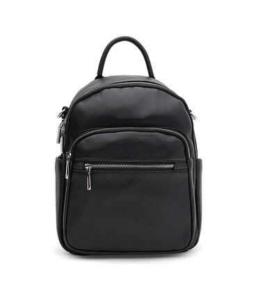 Женский кожаный рюкзак Keizer K18123bl-black фото, картинка, изображение