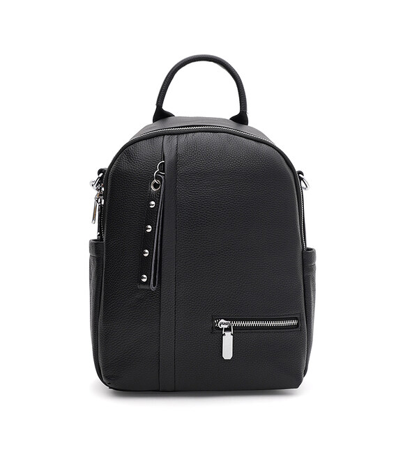 Женский кожаный рюкзак Keizer K1bg8119bl-black фото, картинка, изображение