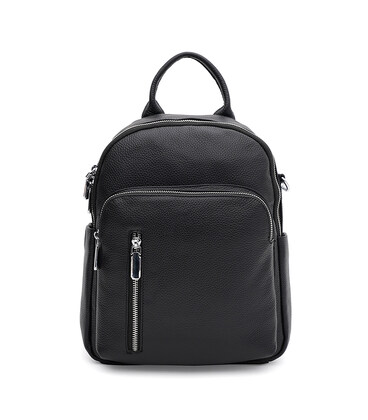 Женский кожаный рюкзак Keizer K108125bl-black фото, картинка, изображение