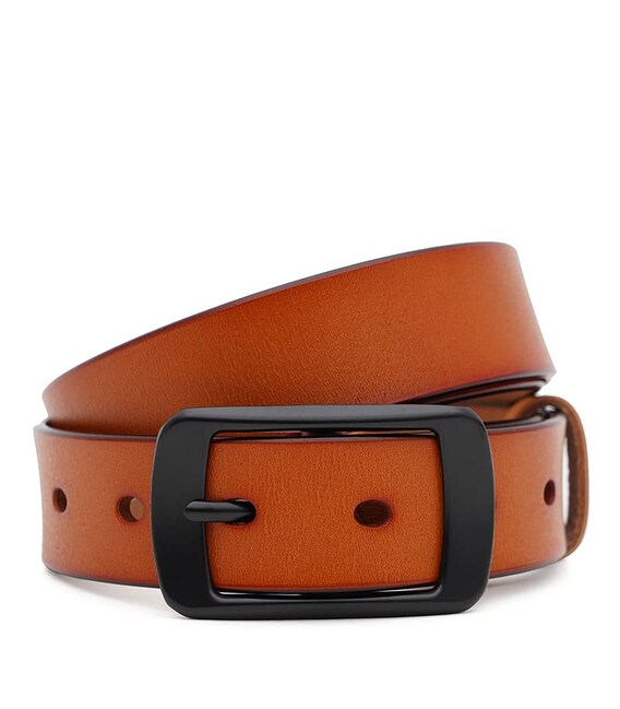 Женский кожаный ремень Borsa Leather CV1ZK-001g-ginger фото, картинка, изображение