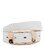 Женский кожаный ремень Borsa Leather CV1ZK-015-goldwhite фото, картинка, изображение