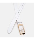 Женский кожаный ремень Borsa Leather CV1ZK-015-goldwhite фото, картинка, изображение