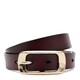 Жіночий шкіряний ремінь Borsa Leather CV1ZK015-goldbrown картинка, зображення, фото