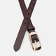 Женский кожаный ремень Borsa Leather CV1ZK015-goldbrown фото