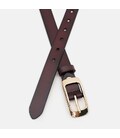Женский кожаный ремень Borsa Leather CV1ZK015-goldbrown фото, картинка, изображение