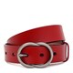 Женский кожаный ремень Borsa Leather CV1ZK-002r-red фото