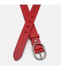 Женский кожаный ремень Borsa Leather CV1ZK-002r-red фото, картинка, изображение