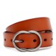 Женский кожаный ремень Borsa Leather CV1ZK-002g-ginger фото