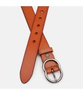 Женский кожаный ремень Borsa Leather CV1ZK-002g-ginger фото, картинка, изображение
