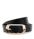 Женский кожаный ремень Borsa Leather CV1ZK015-goldblack фото, картинка, изображение