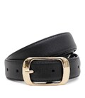 Женский кожаный ремень Borsa Leather CV1ZK158-goldblack фото, картинка, изображение