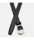Женский кожаный ремень Borsa Leather CV1ZK158-goldblack фото, картинка, изображение