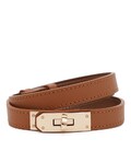 Женский кожаный ремень Borsa Leather CV1ZK-135g-ginger фото, картинка, изображение
