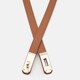 Женский кожаный ремень Borsa Leather CV1ZK-135g-ginger фото