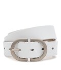Женский кожаный ремень Borsa Leather CV1ZK-105w-white фото, картинка, изображение