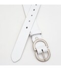 Женский кожаный ремень Borsa Leather CV1ZK-105w-white фото, картинка, изображение