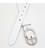 Женский кожаный ремень Borsa Leather CV1ZK-105w-white фото, картинка, изображение