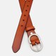 Женский кожаный ремень Borsa Leather CV1ZK-105br-brown фото