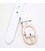 Женский кожаный ремень Borsa Leather CV1ZK105-goldwhite фото, картинка, изображение