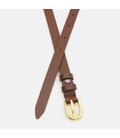 Женский кожаный ремень Borsa Leather 110v1genw47light-brown фото, картинка, изображение