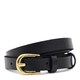 Женский кожаный ремень Borsa Leather 110v1genw43-black фото