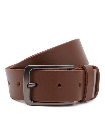 Чоловічий шкіряний ремінь Borsa Leather 115v1fx94light-brown картинка, зображення, фото