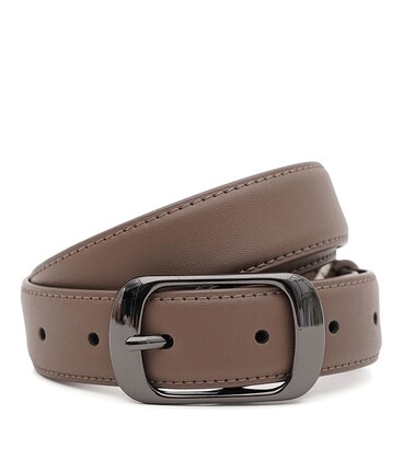 Женский кожаный ремень Borsa Leather CV1ZK-158t-taupe фото, картинка, изображение