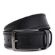 Мужской кожаный ремень Borsa Leather 115v1fx93-black фото