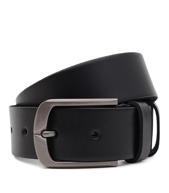 Мужской кожаный ремень Borsa Leather 115v1fx89-black фото, картинка, изображение