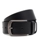 Чоловічий шкіряний ремінь Borsa Leather 115v1fx89-black картинка, зображення, фото