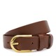 Жіночий шкіряний ремінь Borsa Leather 100v1genw51light-brown картинка, зображення, фото