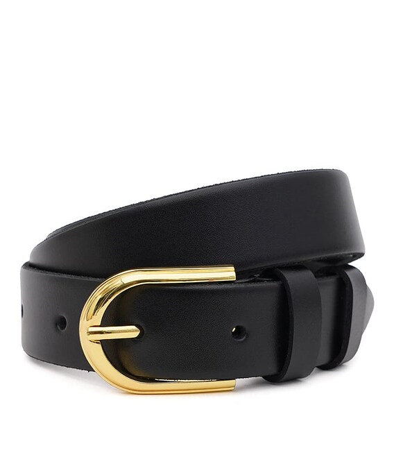 Жіночий шкіряний ремінь Borsa Leather 100v1genw50-black картинка, зображення, фото