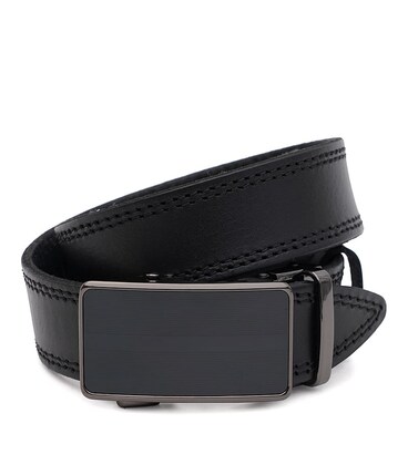 Чоловічий шкіряний ремінь Borsa Leather 115v1genav41-black картинка, зображення, фото