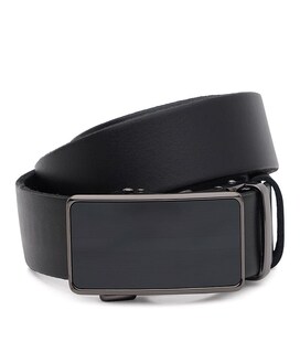 Мужской кожаный ремень Borsa Leather 115v1genav40-black фото, картинка, изображение