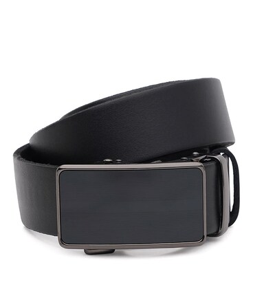 Мужской кожаный ремень Borsa Leather 115v1genav40-black фото, картинка, изображение