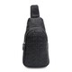 Мужской кожаный рюкзак через плечо Keizer K1616bl-black фото