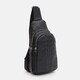 Чоловічий шкіряний рюкзак через плече Keizer K1616bl-black картинка, зображення, фото