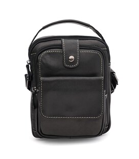 Чоловіча шкіряна сумка Keizer K1336bl-black картинка, зображення, фото