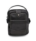 Мужская кожаная сумка Keizer K1336bl-black фото, картинка, изображение