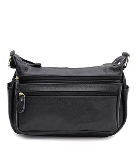 Жіноча шкіряна сумка Keizer K1503bl-black картинка, зображення, фото