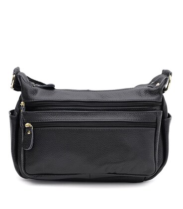 Женская кожаная сумка Keizer K1503bl-black фото, картинка, изображение