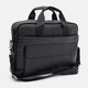 Мужская кожаная сумка - портфель Keizer K17069bl-black фото