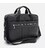 Мужская кожаная сумка - портфель Keizer K17068bl-black фото, картинка, изображение
