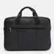 Мужская кожаная сумка - портфель Keizer K17068bl-black фото