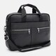 Мужская кожаная сумка - портфель Keizer K17067bl-black фото