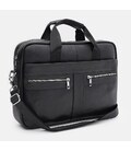 Чоловіча шкіряна сумка - портфель. Keizer K17067bl-black картинка, зображення, фото