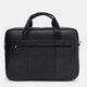 Мужская кожаная сумка - портфель Keizer K17067bl-black фото