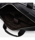Мужская кожаная сумка - портфель Keizer K17067bl-black фото, картинка, изображение