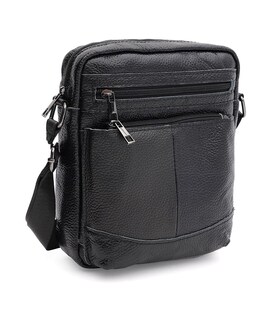 Чоловіча шкіряна сумка Keizer K1133bl-black картинка, зображення, фото